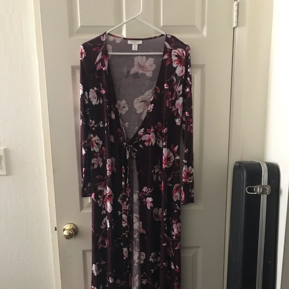 Motherhood Maternity Wrap Dress - Picture 1 of 3